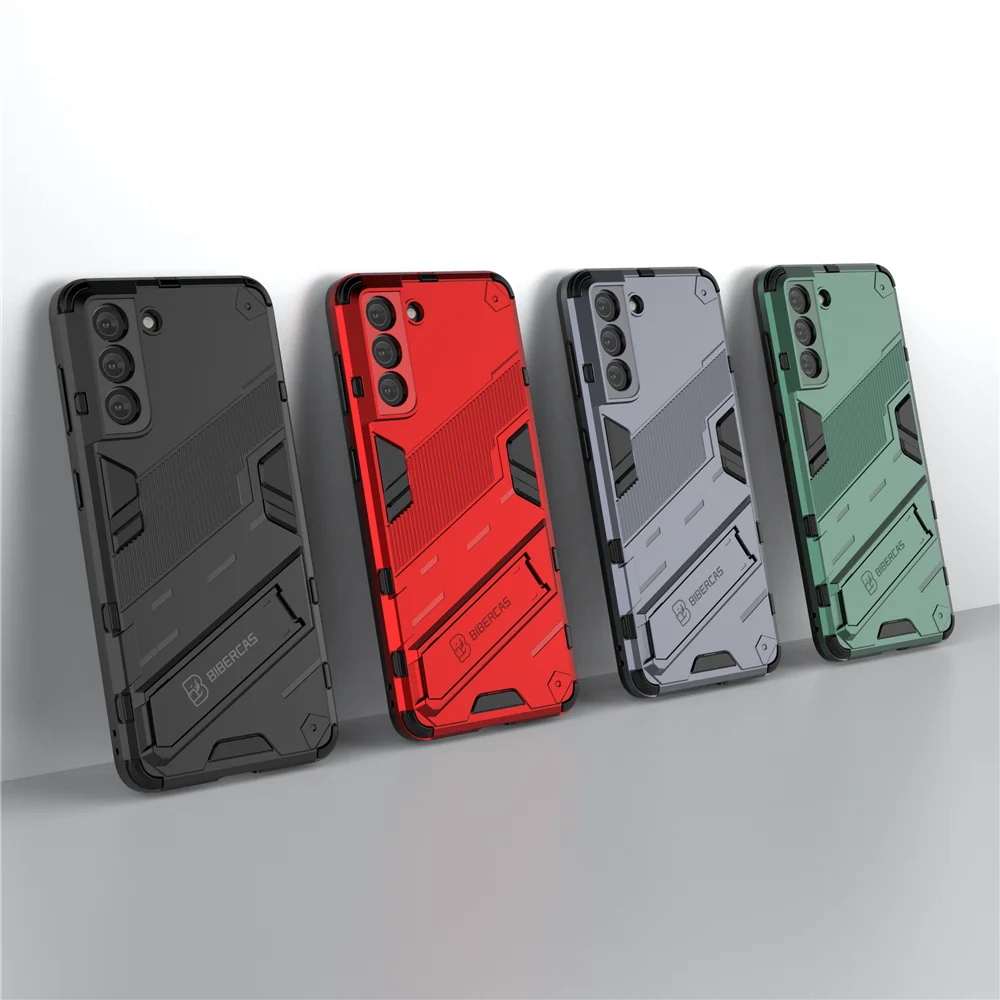 Per Samsung Galaxy S21 5G Custodia Antiurto Per Robot Supporto Per Armatura Copertura Del Telefono Per Galaxy S21 Galaxy S 21 Plus Ultra Coque S21 +