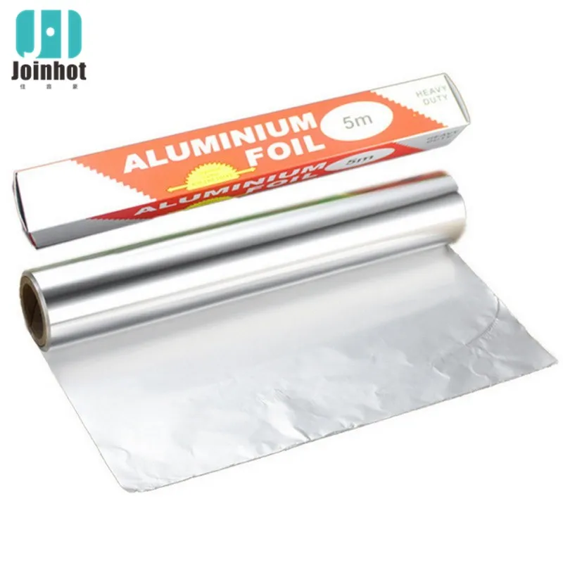 Kitchen Heavy Duty (20μ m Thick) Aluminum Foil Tin Foil Silver Paper Wrap  for Food Storage and BBQ - China Aluminum Foil, Aluminium Foil