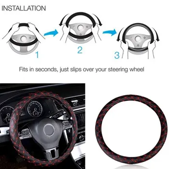 

15 Inch Dish Sets Steering Wheel Wrap Protection Durable Steering Wheel Covers for Accessories
