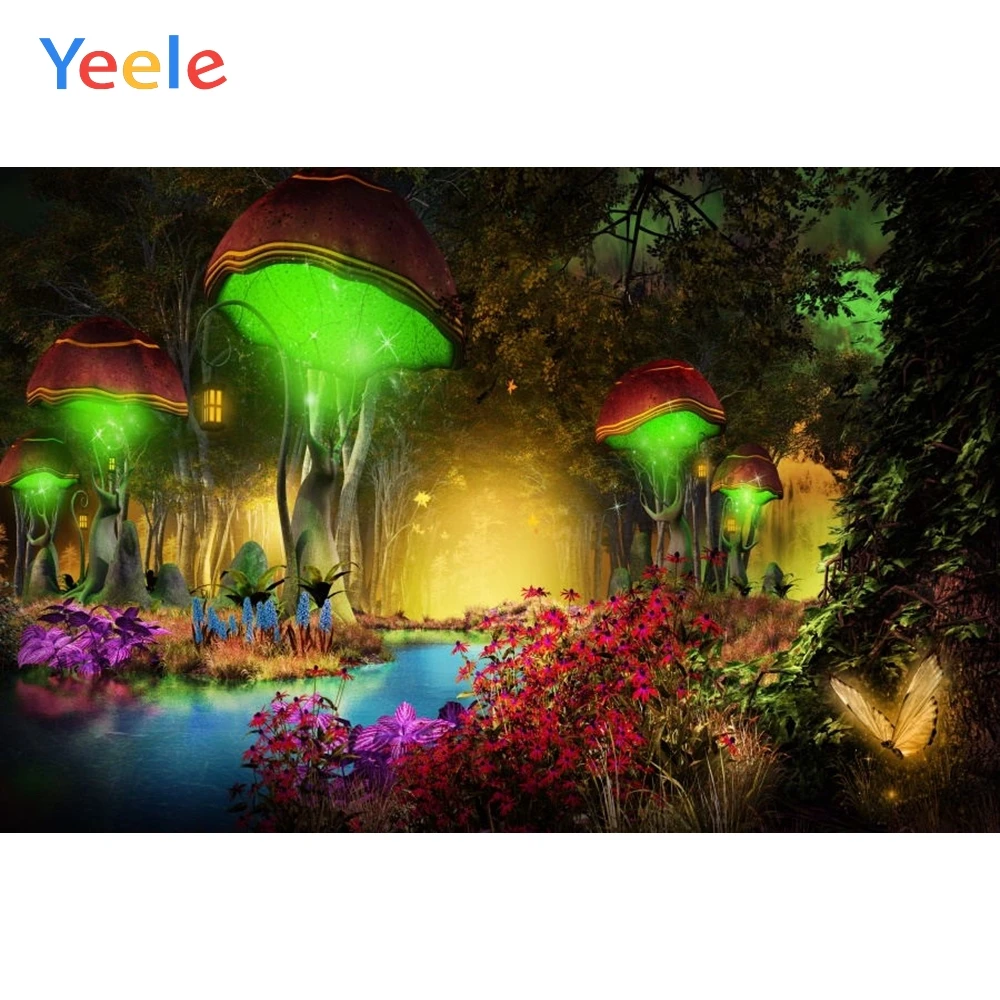 Yeele Сказочная страна чудес фантазия лес сцена фон новорожденный ребенок