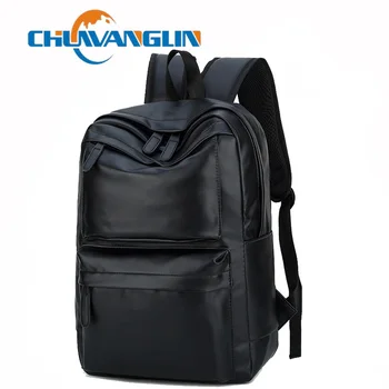 

Chuwanglin Preppy style school backpacks for male leather backpacks men fashion laptop backpacks travel bags mochila P102505