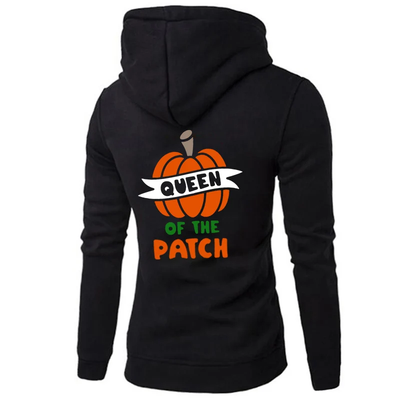 QUEEN KING толстовки для пар Hallween для женщин и мужчин Толстовка для влюбленных ужасов пары худи пуловеры в стиле кэжуал подарок