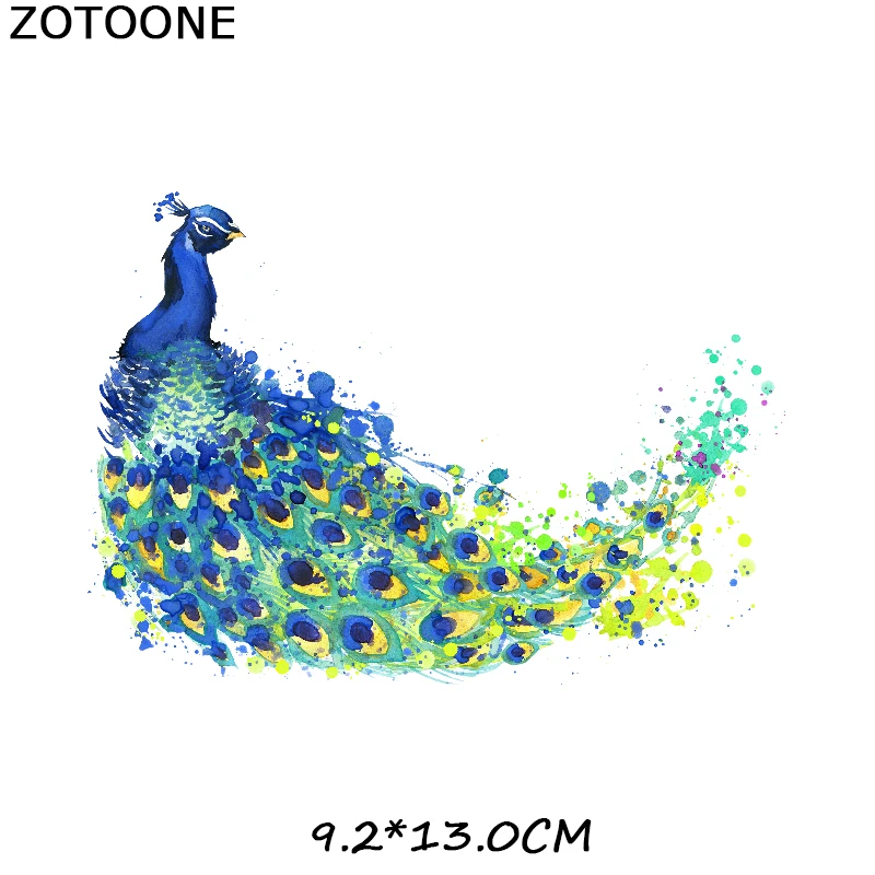 Железная нашивка ZOTOONE для одежды цветные нашивки в виде животных мультяшная со