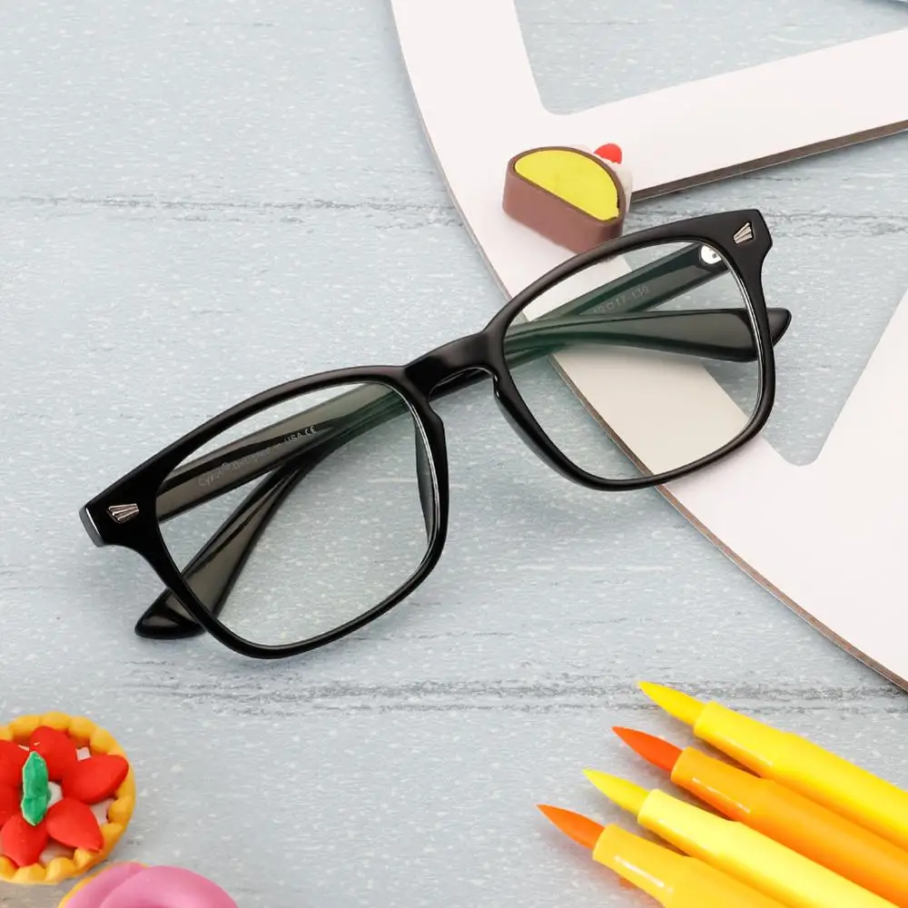 

Cyxus Blue Light Blocking Computer Glasses for Kids/Teens Lightweight TR90 Frame Eyewear For Boys/Girls Ages 9~15 -6082