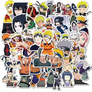 

10/50Pcs/lot Japan Anime Naruto Sasuke Cartoon For Snowboard Laptop Luggage Fridge Car- Styling Vinyl Decal Home Decor Stickers