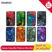 Voopoo Drag Mini Platinum 117 Вт TC бокс мод 4400 мАч батарея 117 Вт Выход 510 нить поддержка Uforce T2 Танк Vape испаритель