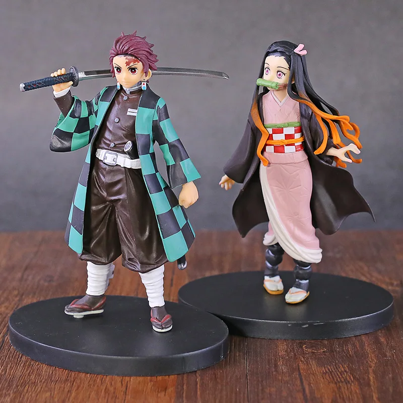 

Anime Kimetsu No Yaiba Kamado Tanjirou / Nezuko PVC Figure Model Toy Figurine