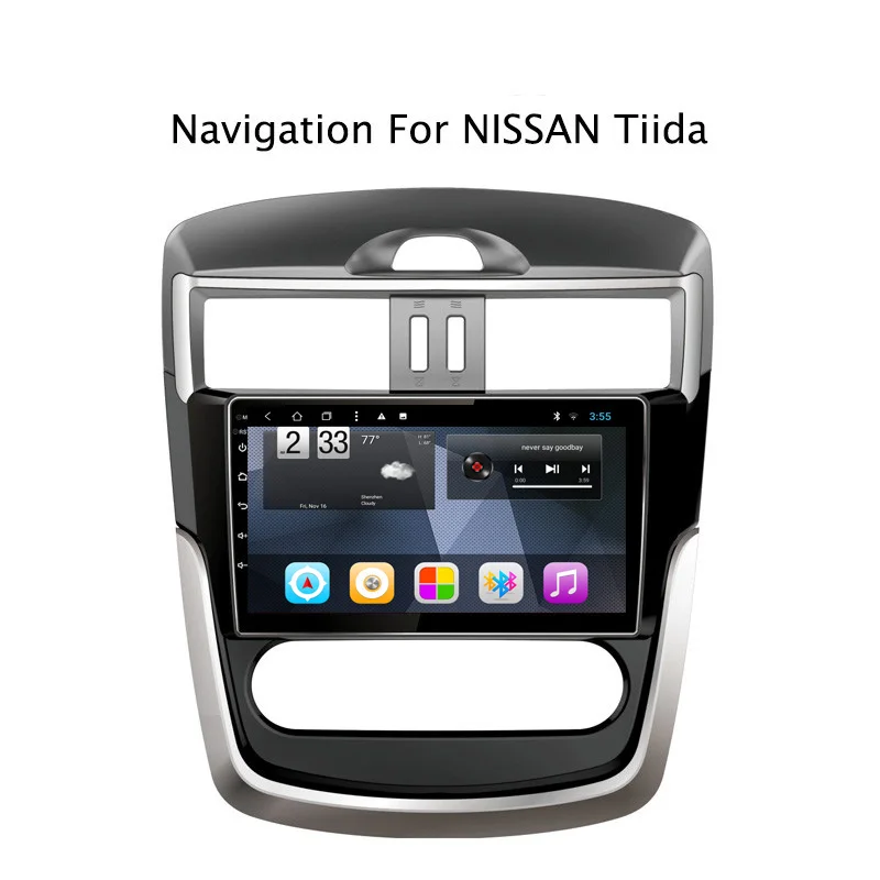 

Octa Core Android 8.1 Car DVD GPS Navigation For Nissan Tiida 2016 Radio Stereo with Mirror Link