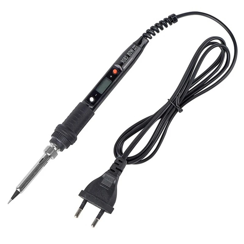 Electric Soldering Iron Temperature Adjustable Welding Solder Iron Rework Station Accessories Heat Pencil Tip Repair Tools set