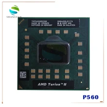 Laptop cpu İşlemci AMD Turion II çift çekirdekli mobil P560 - TMP560SGR23GM 2.5G 2M 25W P560 dizüstü bilgisayar CPU soketi S1/S1g4