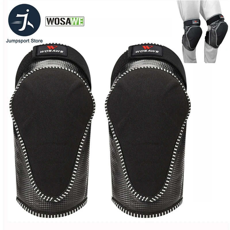 

WOSAWE Adult Motorcycle Knee pads Skiing skating Kneepads Moto Protection Knee Guard Protective Gear Motorbike Ridng Kneepads