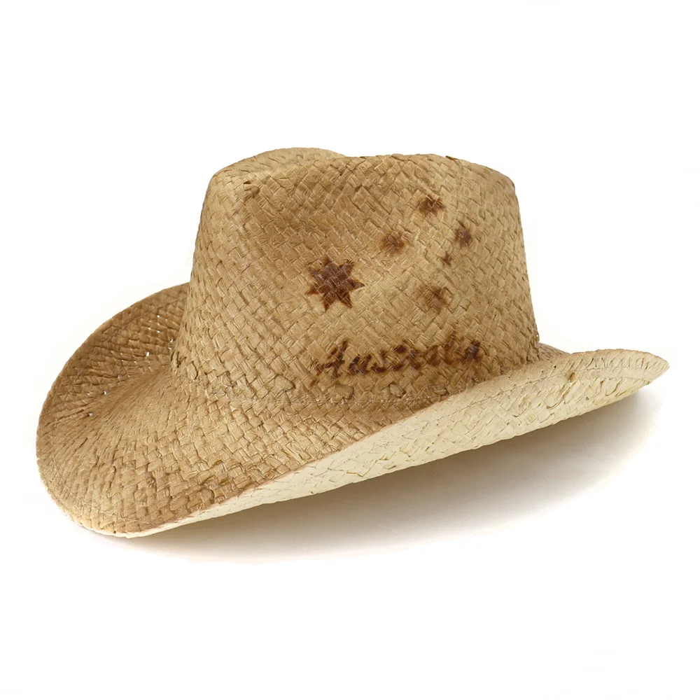 Men's summer Cowboy Hat straw paper 