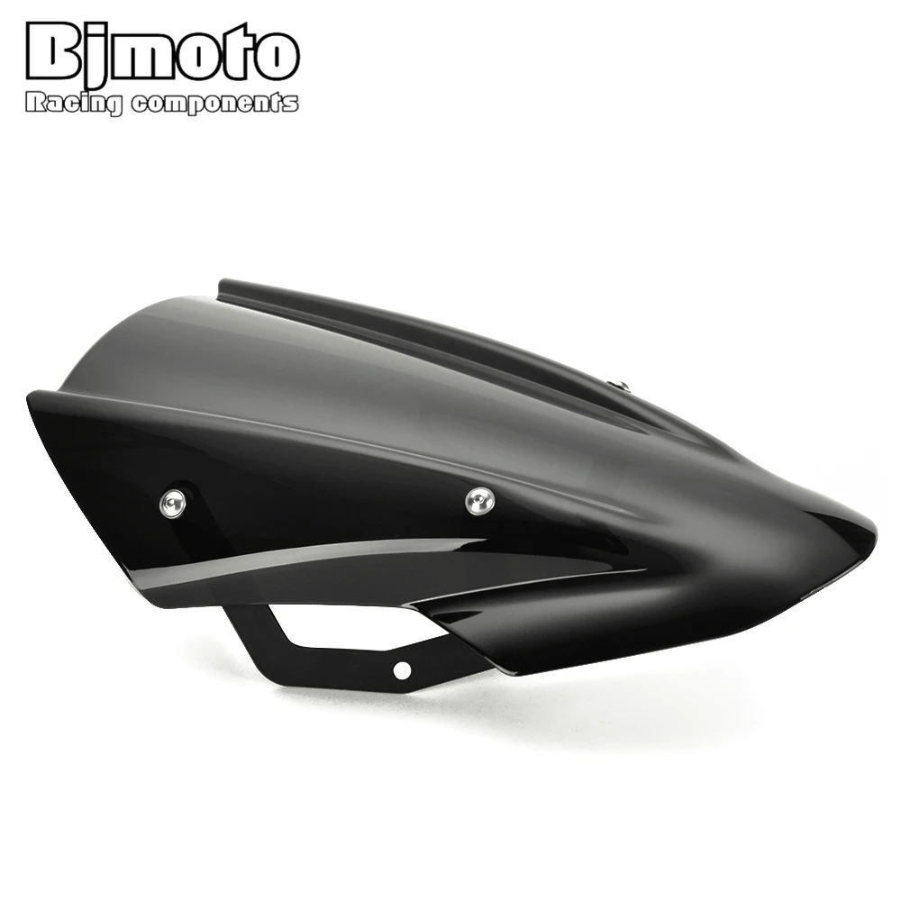 BJMOTO Мотоцикл Мотокросс стильный прозрачный экран лобовое стекло ветер экран воздушный дефлектор с кронштейном для Kawasaki Z650