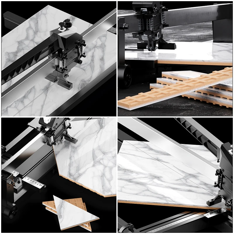 Glass Cutter Tile Glass Cutter Tile Cutting Tool 800MM Ceramic Tile Cutter Push Knife Manual High Precision Marble Floor Tile Cutting Machine With Infrared Laser Positioning