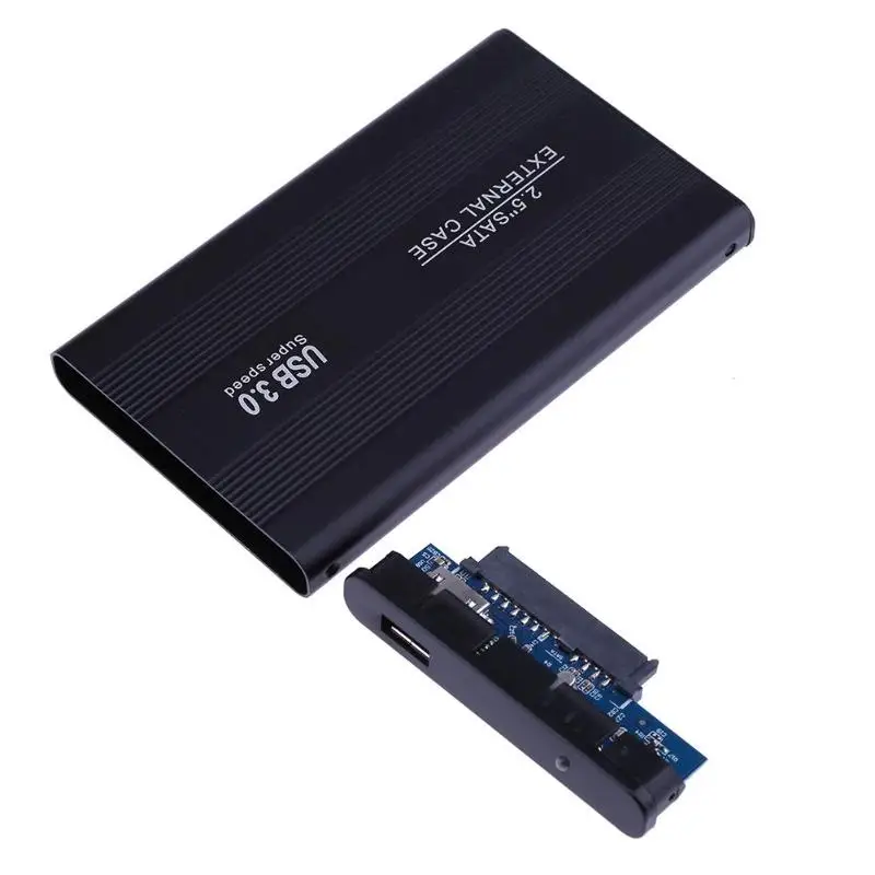 2 5 дюйма HDD SSD чехол USB 3 0 к SATA адаптер Гбит/с Алюминиевый сплав Мобильный Внешний