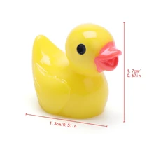 Милая утка сад ремесло растение горшок Фея орнамент миниатюрная фигурка кукольный домик Декор E65B