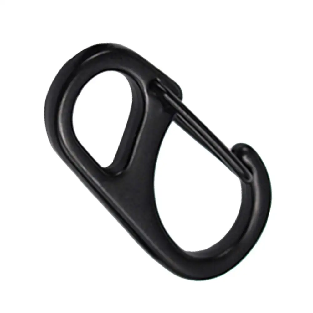 

Mini D Shaped Carabiner Hook Zinic Alloy Camping Tool Accessories Multifunction