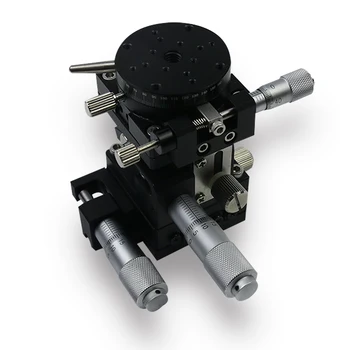 

XZR Axis Sliding Table Optical Trimming Linear Stage Manual displacement station Cross Roller Guide XZR40L 40*40mm