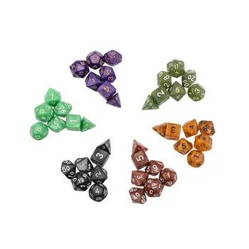 

Universe Dice Set D4-D20 Dungeons and Dragons RPG Love Board Games for Adults Kids Best Gifts 10 Colors for Choose