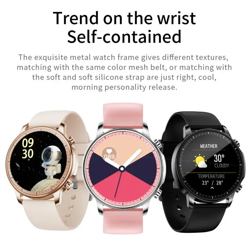 2021 V23 Smart Watch Full Touch Screen IP67 Waterproof Heart Rate Blood Monitor For IOS Android Sport Smart Watch Smart Band
