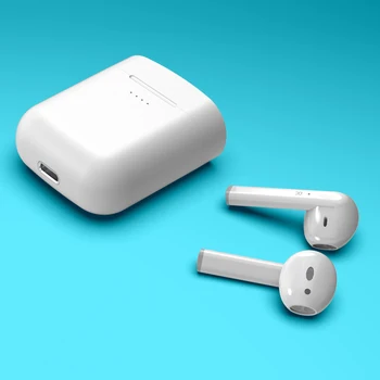 

MIJA T1 Bluetooth Headset TWS Wireless Bluetooth Earphone 3D Stereo Sports with Type-C Wireless Charging-Bo for Phones x xs max