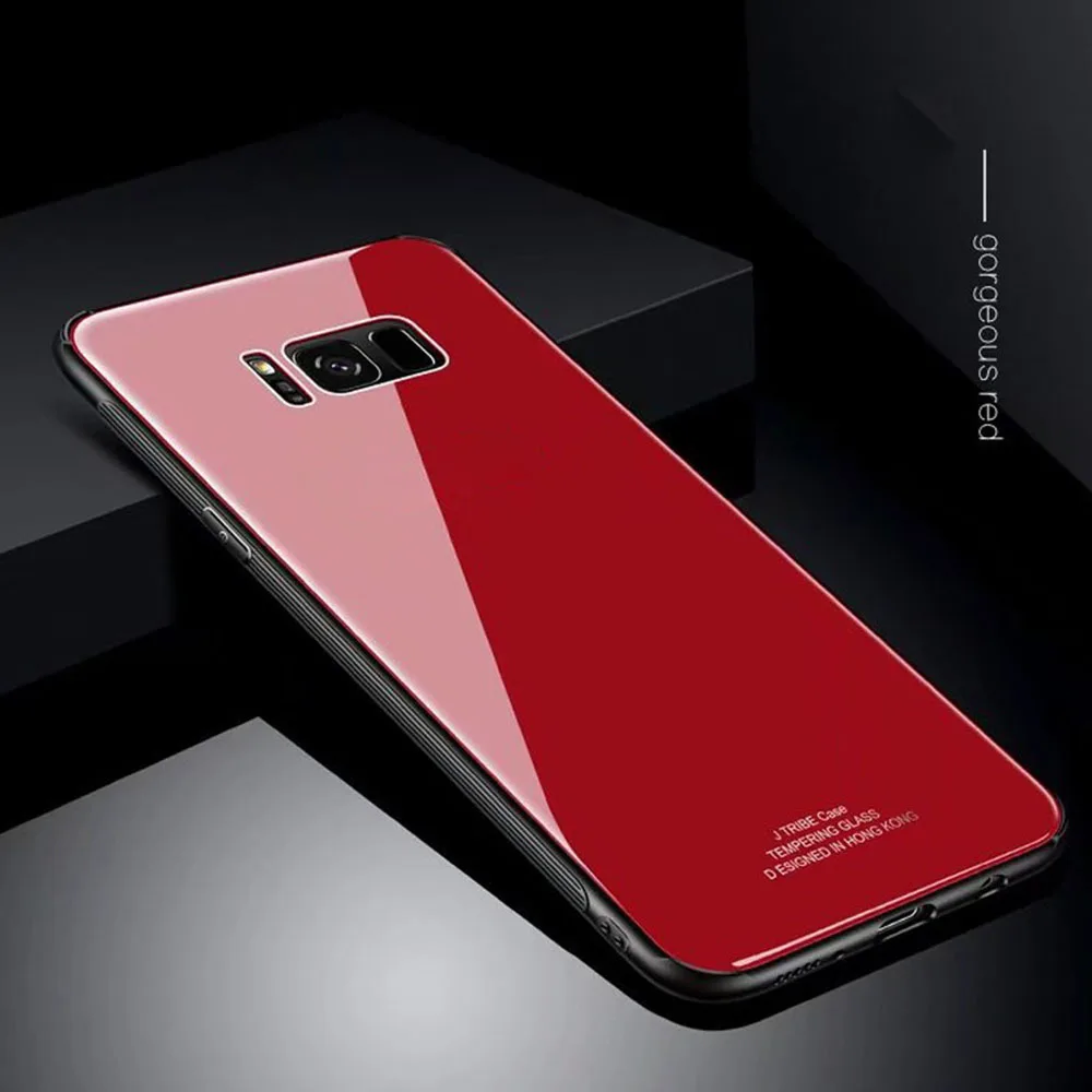 5.8For samsung Galaxy S8 чехол для samsung Galaxy S8 S7 S9 S10E S10 5G Plus Edge Lite Duos S8Plus S9Plus S10Plus Coque чехол - Цвет: Red