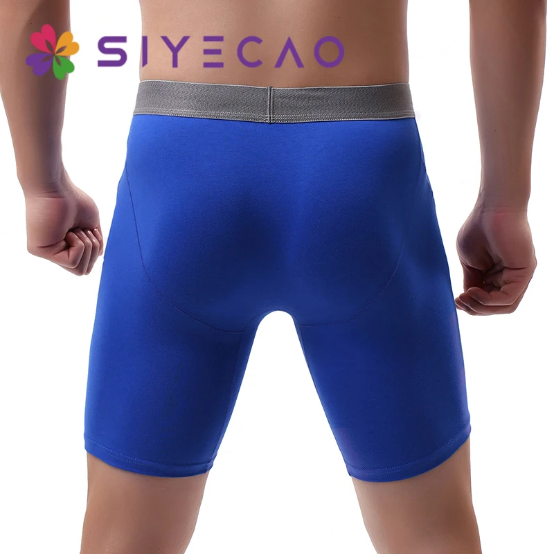 Compression Shorts Long Boxers Men 