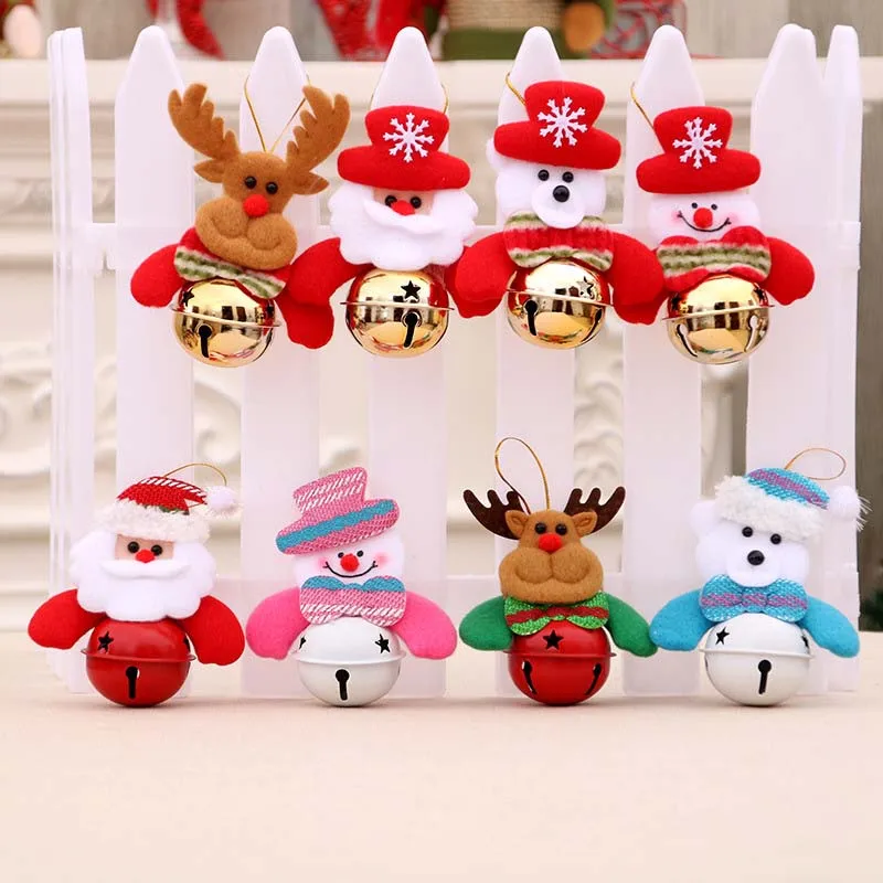 

Santa Claus Snowman Tree Toy Doll Hanging christmas ornaments Gift Merry Christmas Decorations for home New Year navidad 2019