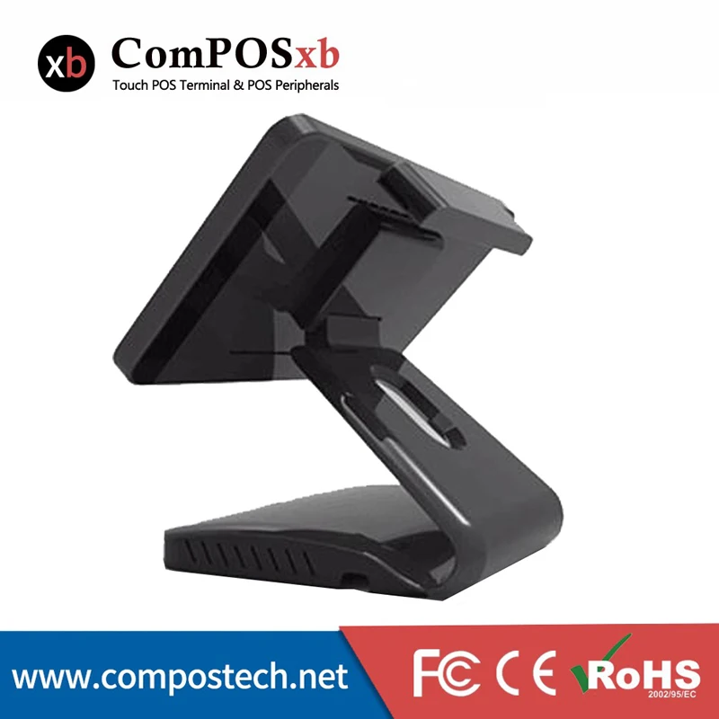 High quality POS system15.6 inch capacitive touch screen 4G RAM 64G hard disk POS terminal with VFD customer display