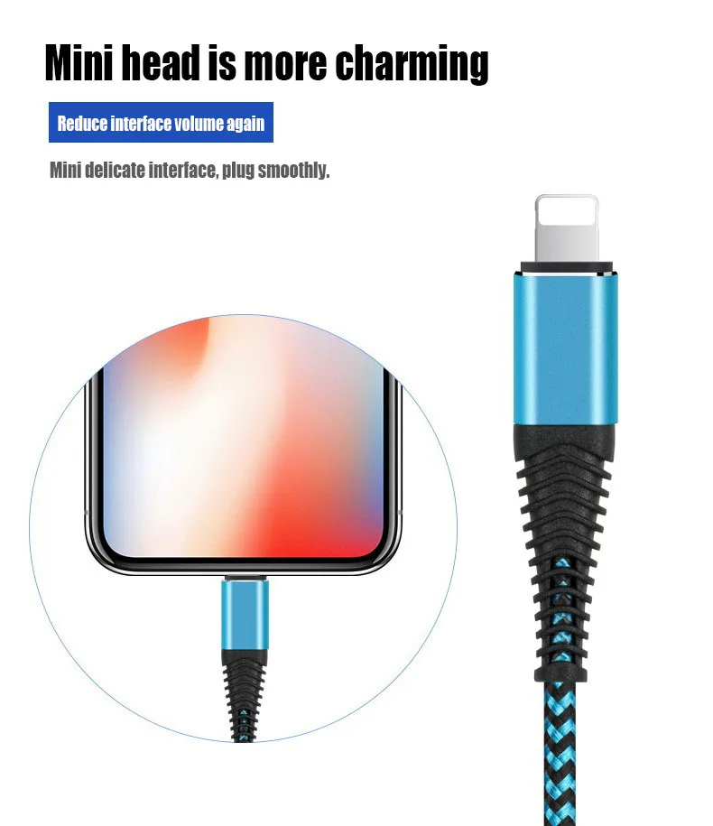 USB кабель для IOS type-C Micro 3A кабель для быстрой зарядки 1 м 2 м USB кабель для зарядки