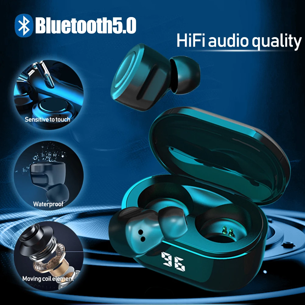 TWS стереонаушники A6 с поддержкой Bluetooth 5 0 и защитой от непогоды|Наушники