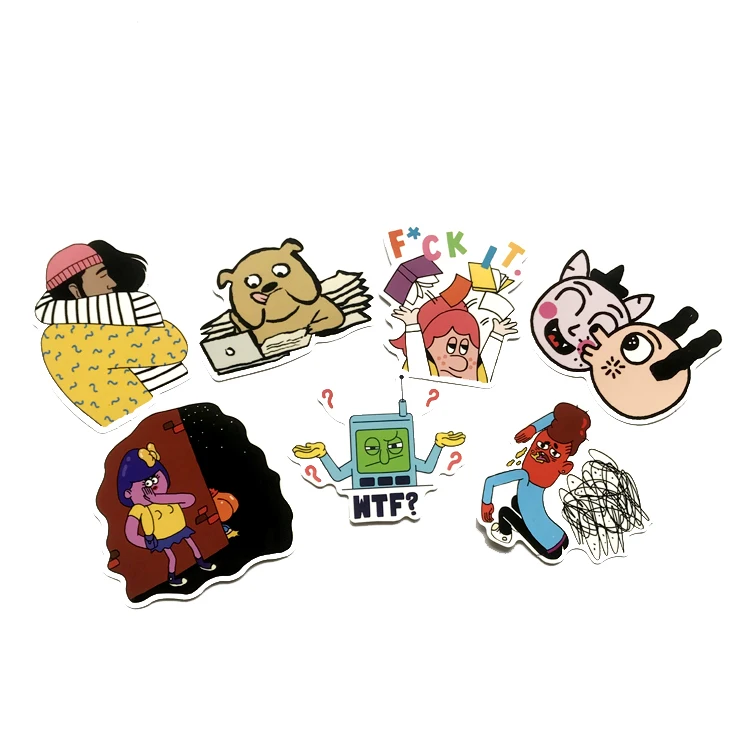 30 шт. JDM мультфильм аниме граффити наклейки для велосипеда мотоцикл телефон