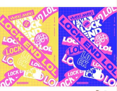 [MYKPOP]~ официальный ~ WEKI MEKI: LOCK END LOL альбом CD + постер-SA19061905 | Игрушки и хобби