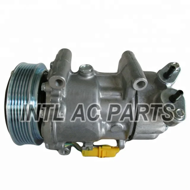 Санден 6V12 SD6V12 авто AC компрессор для Citroen, Fiat, peugeot 206 9671456680 9655191580 9684480480 6453QH 9800822280 5215310145