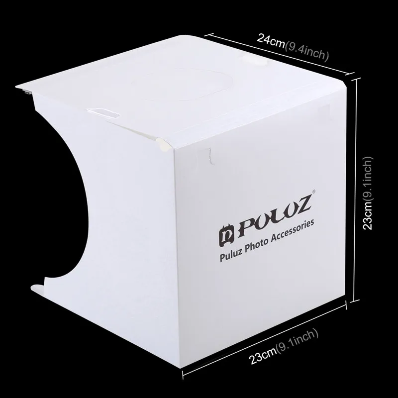 LED Photo Lighting Photo Studio Box Photo Studio Light Tent Profession Mini Folding Lightbox Photography Photo Studio Softbox Lightbox 6 Colors LED Photo Background Kit for DSLR Camera