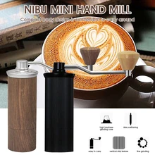 

Manual Coffee Grinder Portable Durable Coarseness Adjustable Coffee Bean Ceramic Hand Mill with Hand Crank Kitchen Appliance