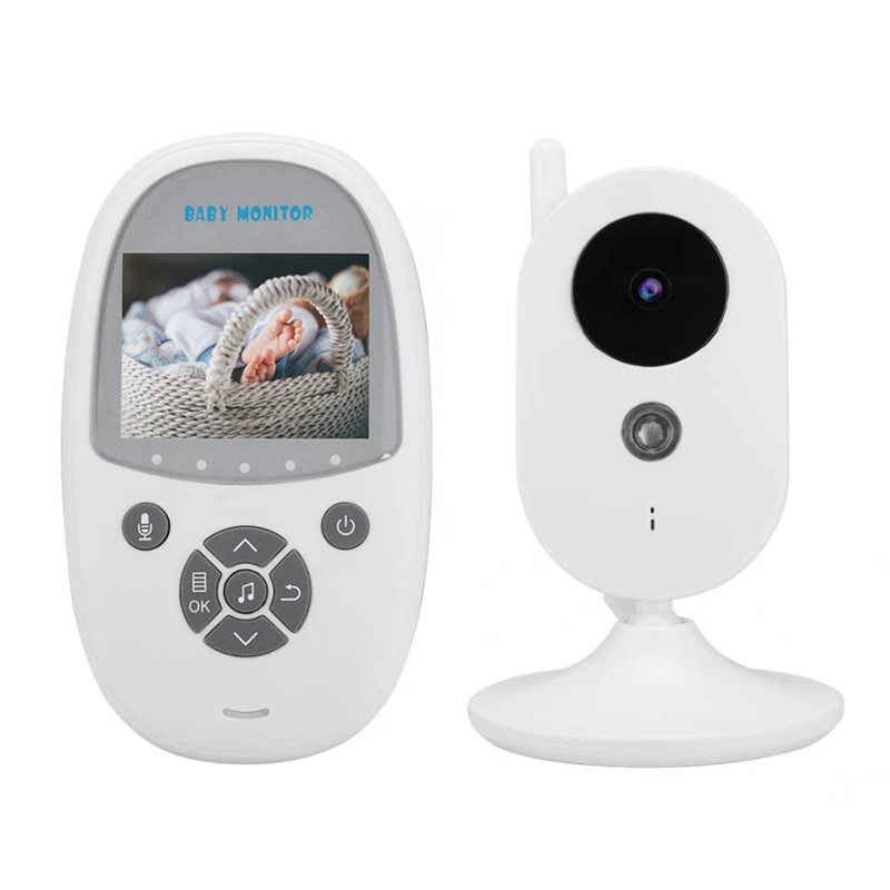 

MOOL 2.4 Inch Digital Wireless Baby Monitor Baby Monitor Two-Way Intercom with Night Vision(US PLUG)