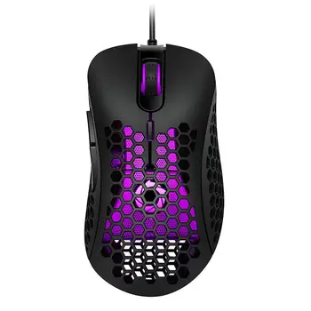 

V18 Computer Mouse Wired Hollow Gaming Mouse for Desktop Computer Notebook