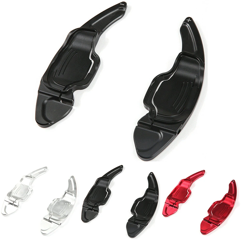 2PCS Steering Wheel Car Interior Decorative Shift Paddle Shifter Extension Aluminum Alloy Durable For Chevrolet Camaro 2012