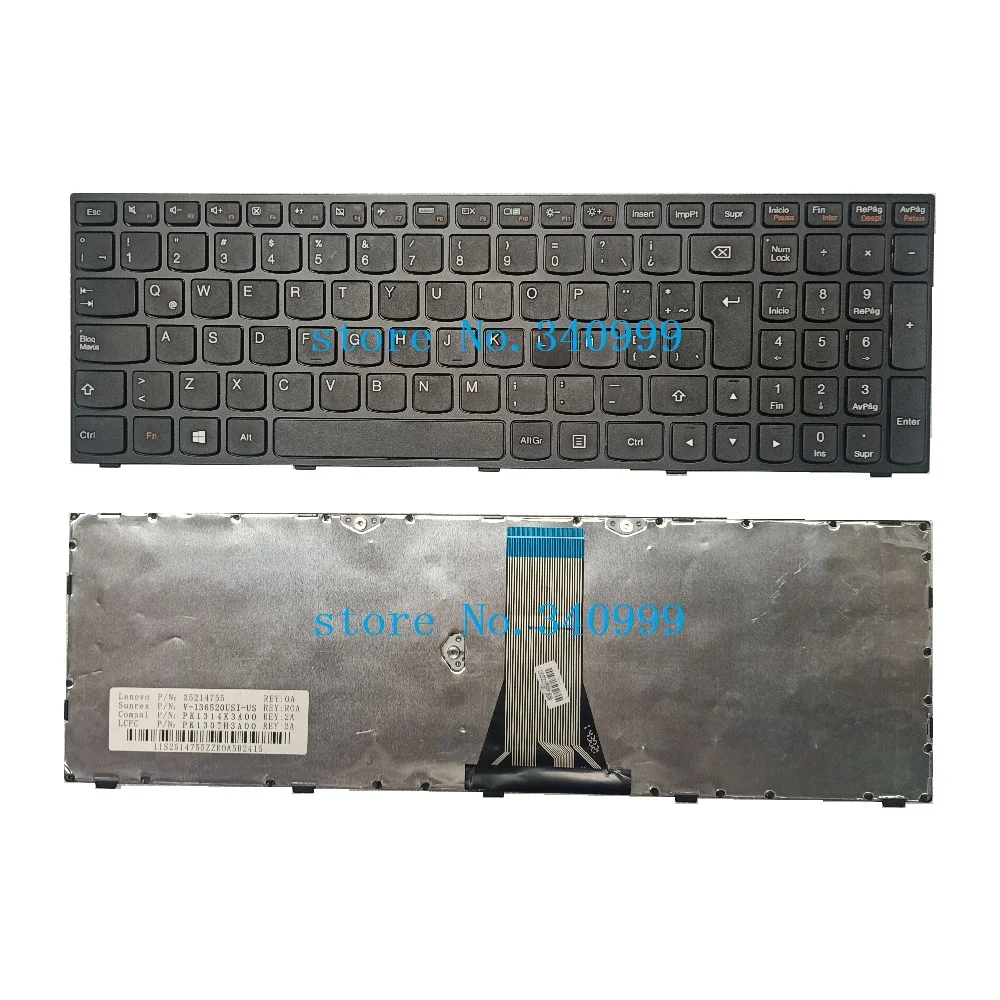 Latino Tastiera Per Lenovo G50-70 G50-45 G50-80 G50-30 G50-75 300-15Isk -17Isk 500-15Acz