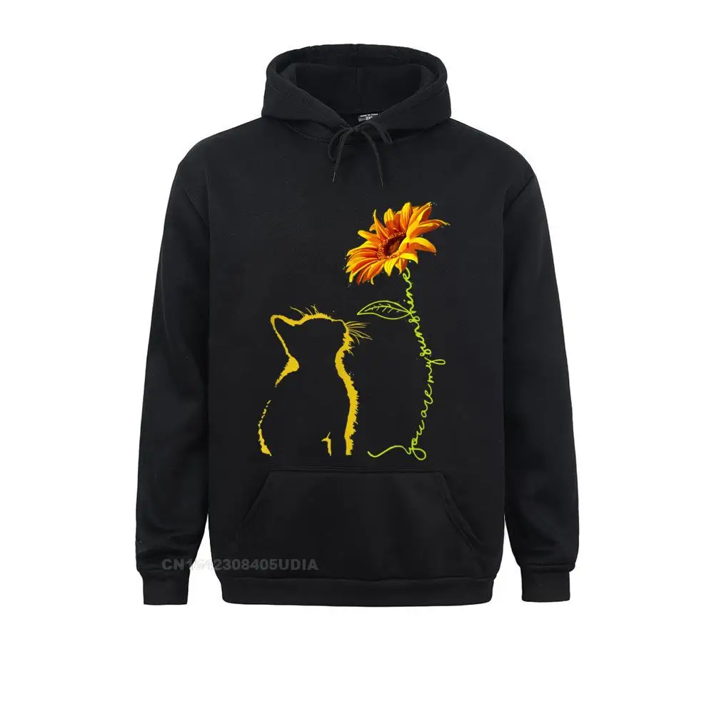 

Hoodies Clothes Meow Flower Cat You Are My Sunshine Cat Kitten Lover Gifts Hoodie Labor Day Mens Sweatshirts Normal New Coming