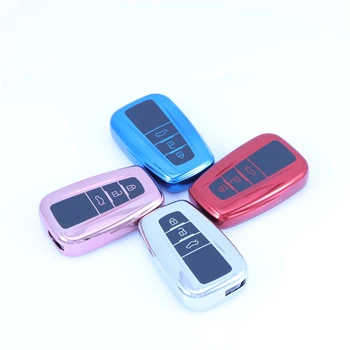 

For Toyota Camry CHR Prius Corolla RAV4 Prado 2017 2018 Full Cover AutoAccessories High quality New Soft TPU Remote Car Key Case