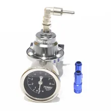 Универсальный Регулируемый Алюминиевый Регулятор давления топлива 6 цветов с комплектом манометров черный титановый Красный Золотой Серебряный Синий Универсальный Регулируемый Алюминиевый Регулятор давления топлива 6 цветов с комплектом манометров черный титановый Красный Золотой Серебряный Синий