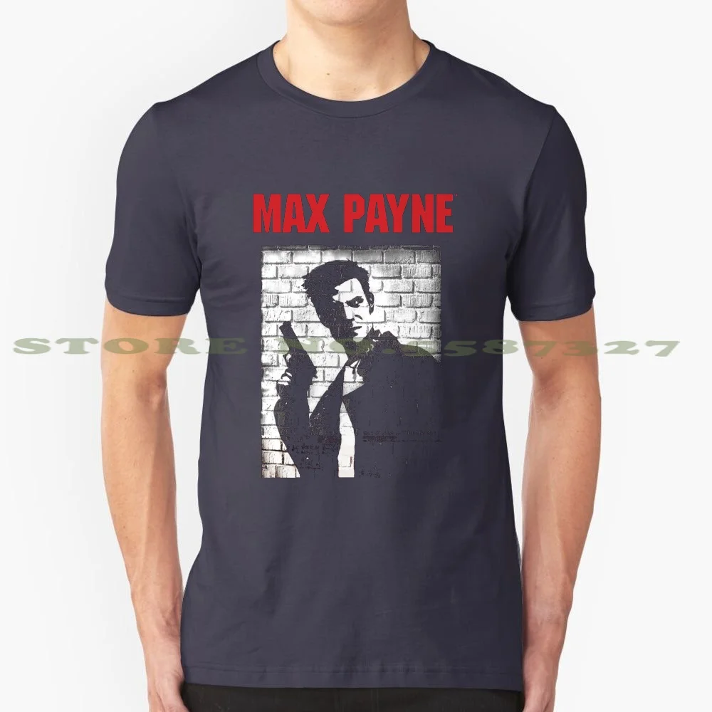 Max Payne 1 Cover Artwork Cool Design Trendy T-Shirt Tee Max Payne Max Payne Ps2 Giochi Grand Theft Auto Gaming Pc Gaming Pc