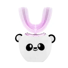 Children's Automatic Electric Toothbrush 360°All-Round Cleaning Whitening Instrument Integrated U Type Mouth Cleaner,Wireless Ch
