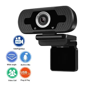

NEW USB 2.0 1080P HD Webcam with Mic Rotatable PC Desktop Web Camera Cam Mini Computer WebCamera Cam Video Recording Work