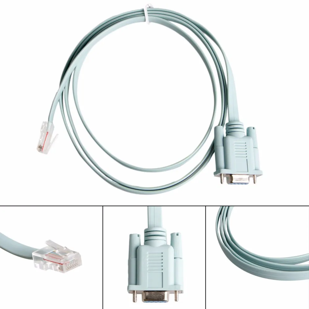 1 предмет RJ45 Cat5e CAT6 для RS232 DB9 консоли маршрутизатор кабель для HDMI кабель