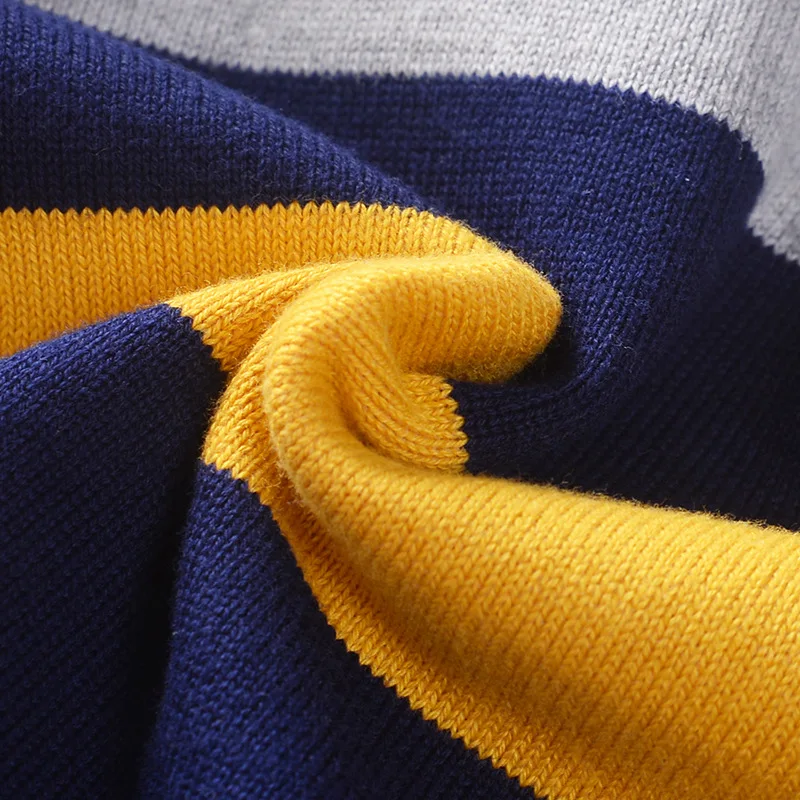 Kopen Gestreept Katoen Jongens Truien O hals Kids Gebreide Slijtage Lente Herfst Trui Kinderkleding
