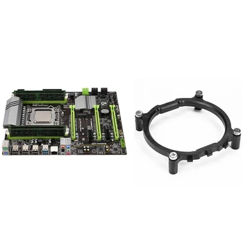 

X79 Motherboard LGA2011 Combo with E5 2650 CPU 4-Ch 16GB & Heatsink Base Support Cooler Fan Bracket Mount Computer