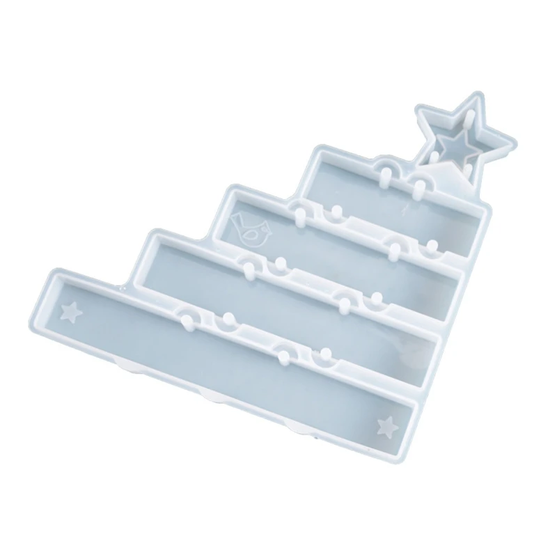 

Crystal Epoxy Resin Mold Holiday Christmas Theme Listed Pendant Silicone Mould DIY Crafts Decorations Making Tools